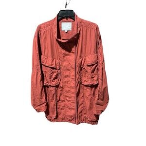 Burning Torch Anthropologie Size Small Burnt Orange Shacket Jacket‎ Boho #W5-5